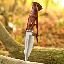 Custom Handmade D2 Steel 10 Inches Hunting Knife, Bushcraft knife camping knife picture