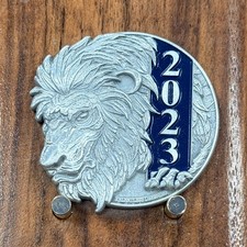Lion Head 2023 Honor The Fallen Remembrance Challenge Coin M#11 picture