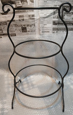 Vintage Longaberger Wrought Iron 3 Tier Mixing Bowl Stand picture