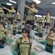 Typical Scene Studio Attack on Titan Eren Yeager Resin Model Two Heads In Stock picture