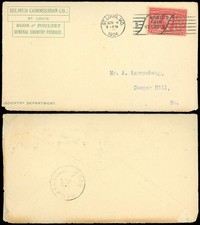 1904 AGRICULTURAL ADVERTISING COVER, ST. LOUIS WORLD'S FAIR CANCEL SC #324 picture