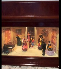 Mr Christmas Animated Holiday Symphonium Lighted Turning Ballroom Scene Vintage picture