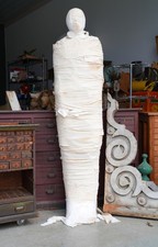 Vintage Halloween Mummy Full Life Size Mannequin Antique Display Haunted House picture