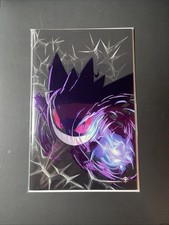 Grim Shady Fate Satoshi Tajiri Pavio Ramas Gengar Purple Foil Variant LTD 75 COA picture