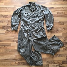 Willis & Geiger Lightweight Nylon Flying Suit Aero US Navy 42 WW2 Green Talon picture