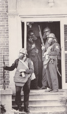 1972 Press Photo LA State Troopers Wear Gas Masks at Southern University Riots picture
