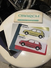 Vintage Nissan March K11 Color Sample Dealer Set – 3 Door / 5 Door – JDM 1990s picture