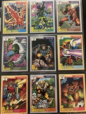 1991-92 Impel Marvel Universe X-Men SkyBox DC Cosmic Cards Vintage Lot of 27 picture