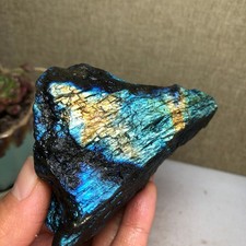 87mm Natural Labradorite Crystal gemstone rough original Specimen 251g A3431 picture