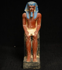 Authentic Ancient Egyptian Antique Rare King Thutmose III Statue Figurine BC picture