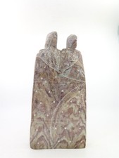 Signed Oreland C. Joe Sr (b.1958) Carved Alabaster Figures Native American Art picture