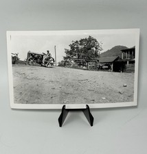 Vintage McDonalds Mill Virginia Farm Tractor Wagon Photo 1918 Scene Reprint picture