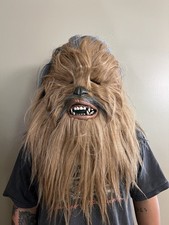 CHEWBACCA Star Wars Mask Disney SUPREME Edition Rubies 4195 Adult Mask Fur picture