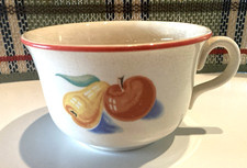 Vintage Harker Apple & Pear Ceramic  Coffee Cup  Over-Sized  RARE picture