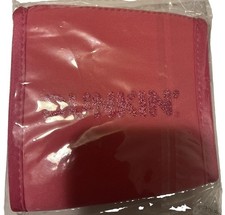 Dunkin' Pink Glitter Logo Wallet with Crown Design, Coffee & Tea Theme picture