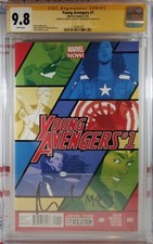 💥 CGC 9.8 NM/MT SIGNED YOUNG AVENGERS #1 KIERON GILLEN JAMIE MCKELVIE Doomsday picture