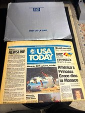First Edition-USA TODAY Newspaper Sept 15 1982,with Gannet silver folder. picture