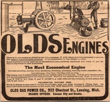 Olds Gas Power Co Olds Engines Chestnut Lansing MI 1906 Minneapolis Ad 5AL1-H2 picture