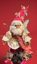 MARK ROBERTS Pink Love Vintage Snow Fairy~ 10” Ltd Ed~ Christmas ~RARE Beautiful picture