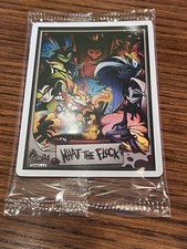 SDCC 2026 Hazbin Hotel Exclusive Foil What The Flock Promo Card PR-04 In Hand picture