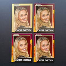 PopCardz 2008 Hayden Panettiere Lot #33 (1) Gold card, (3) base cards. picture