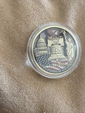 What An Awesome “250th Anniversary” Cut Out Coin Of The United States Of America picture