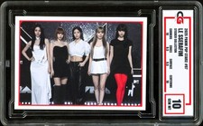 2025 Panini Pop Stars Sticker #97 LE SSERAFIM ROOKIE KPOP ~ CG 10 GEM picture