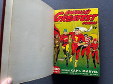 BOUND VOLUME AMERICA'S GREATEST COMICS 1 2 3 4 FAWCETT CAPT MARVEL GOLDEN AGE 41 picture