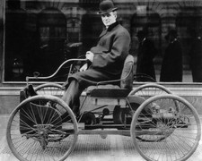 Inventor HENRY FORD 8x10 Photo First Car Print Glossy Quadricycle Poster picture