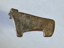 RARE ANASAZI HOHOKAM MIMBRES ANIMAL RAM EFFIGY STONE FIGURE, STATUE, MOTLEY COA picture