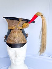 Original 1856 Britain Military London Imperial Yeomanry Shako Hat w Plume picture