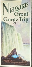 **VINTAGE 1928 NIAGARA'S GREAT GORGE TRIP BROCHURE & MAP**** picture