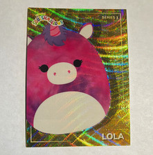 Panini 2024 Squishmallows Series 1 Gold Prizm Lola #54 Serial Numbered 03/10 picture