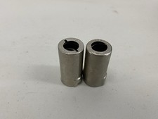 Lot (2) Vintage Vacuum Tube Shield 9 Pin Cinch Elco J Slot 12AX7 12AU7 Radio Amp picture
