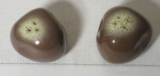 Vintage Rock Stone Ceramic Salt & Pepper Shaker Set picture