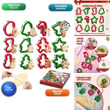 JOYIN 13 PCS Christmas Cookie Cutters In Stainless Steel 3.5í Plus Grip And picture