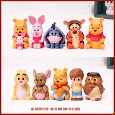 10pcs/set Cartoon Winnie The Pooh Action Figure Toy Pooh Bear Tigger Eeyore picture