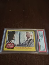 1977 Topps (Star Wars/3rd.Series) #157 Luke Learning About The Force (PSA 8) picture