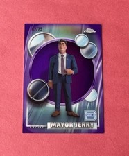 2026 Topps Chrome Disney Pixar Mayor Jerry #112 Purple /75 Voiced by John Hamm picture