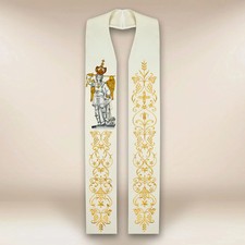 Embroidered Stole “Archangel Michael from Mount Gargano” picture