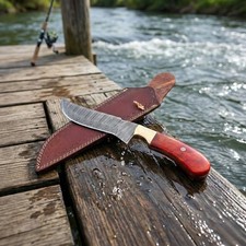 Damascus Steel Bowie Knife 12