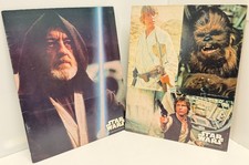 Vintage 1977 Star Wars Mead Portfolio Folders Obi-Wan Stormtrooper Luke Han Lot picture