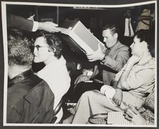 1956 Political Rally? Politics Audience Meeting Americana Vintage Press Photo picture