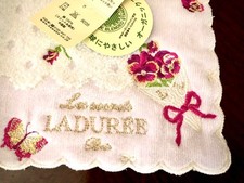New and unused LADUREE organic cotton towel handkerchief picture