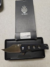 Kizer Junges N690 Steel Flipper Black G10 V3551N3 Discontinued RARE COLLECTIBLE picture