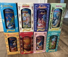 Vintage 1994 Disney Collector Series Burger King Glasses Cups Set of 8 New NIB picture