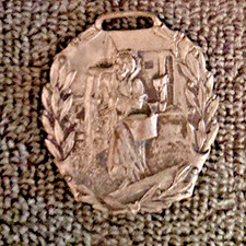 Antique Sharples Cream Separator Watch Fob *West Chester, PA* picture