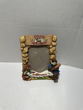 RARE Disney Parks Splash Mountain Br’er Rabbit Fox Bear Picture Frame 3D READ picture
