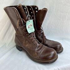 WWII Korean War Deadstock Herman Jump Boots Airborne Size 8.5 Named Unused picture