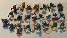 Vintage Smurf Figures Lot of 23 Schleich Peyo Pvc Figures 70s 80s picture